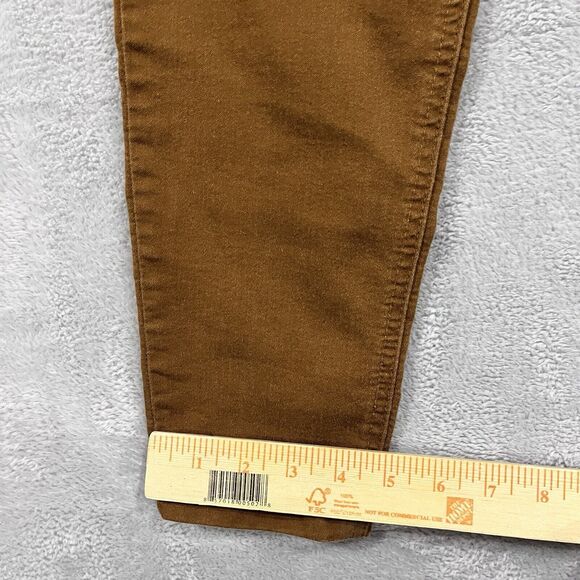 Democracy Jeans 8 Ab Technology Brown Elastic Waist Skinny Stretch Pants - Picture 6 of 10